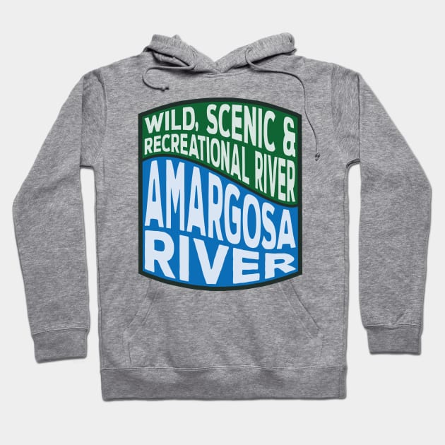 Amargosa River Wild, Scenic and Recreational River wave Hoodie by nylebuss